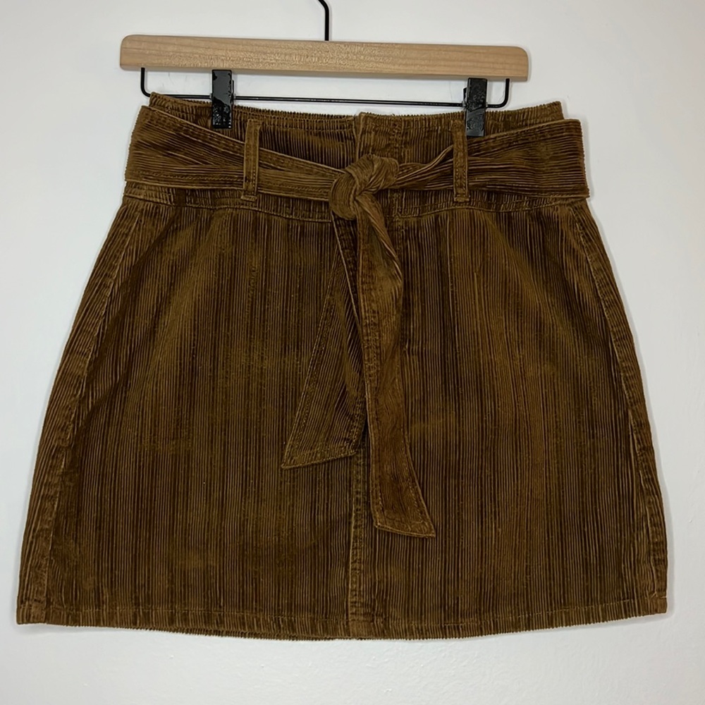 Corduroy Mini Skirt